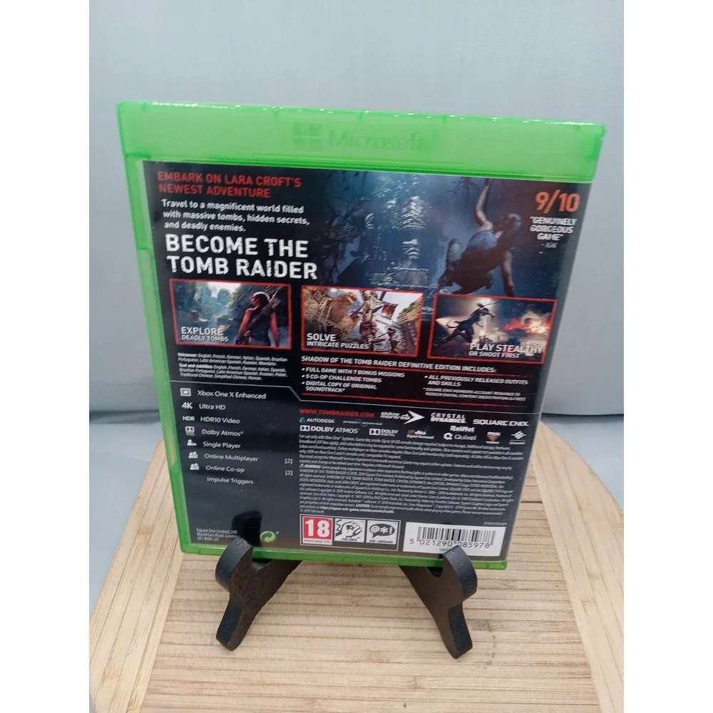 Shadow of The Tomb Raider: Definitive Edition (Microsoft‎ Xbox One, 2019) Tested